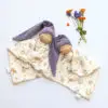 doudou waldorf simply-lavande fleuri bébé