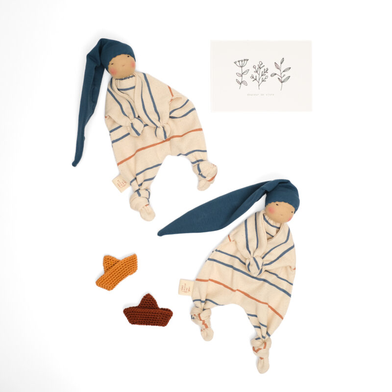 Doudou Waldorf Bloomy Marin