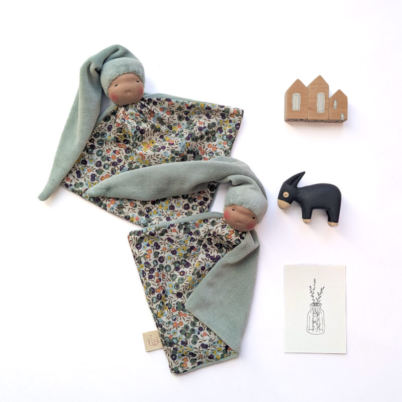 Doudou Waldorf Tiny Celadon